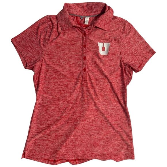 Under Armour Heat Gear Shirt Polo Women’s Small “Utah Utes” - Picture 1 of 5